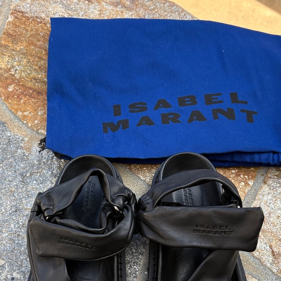 Isabel Marant 
Naori T-Strap Grip Sporty Sandals - Picture 6 of 7